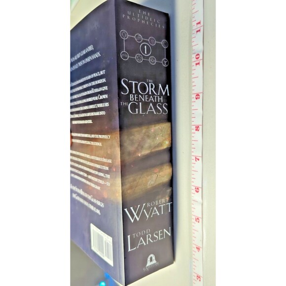 **SIGNED** The Storm Beneath the Glass – The Ultideic Prophecies (Paperback) - Picture 4 of 7